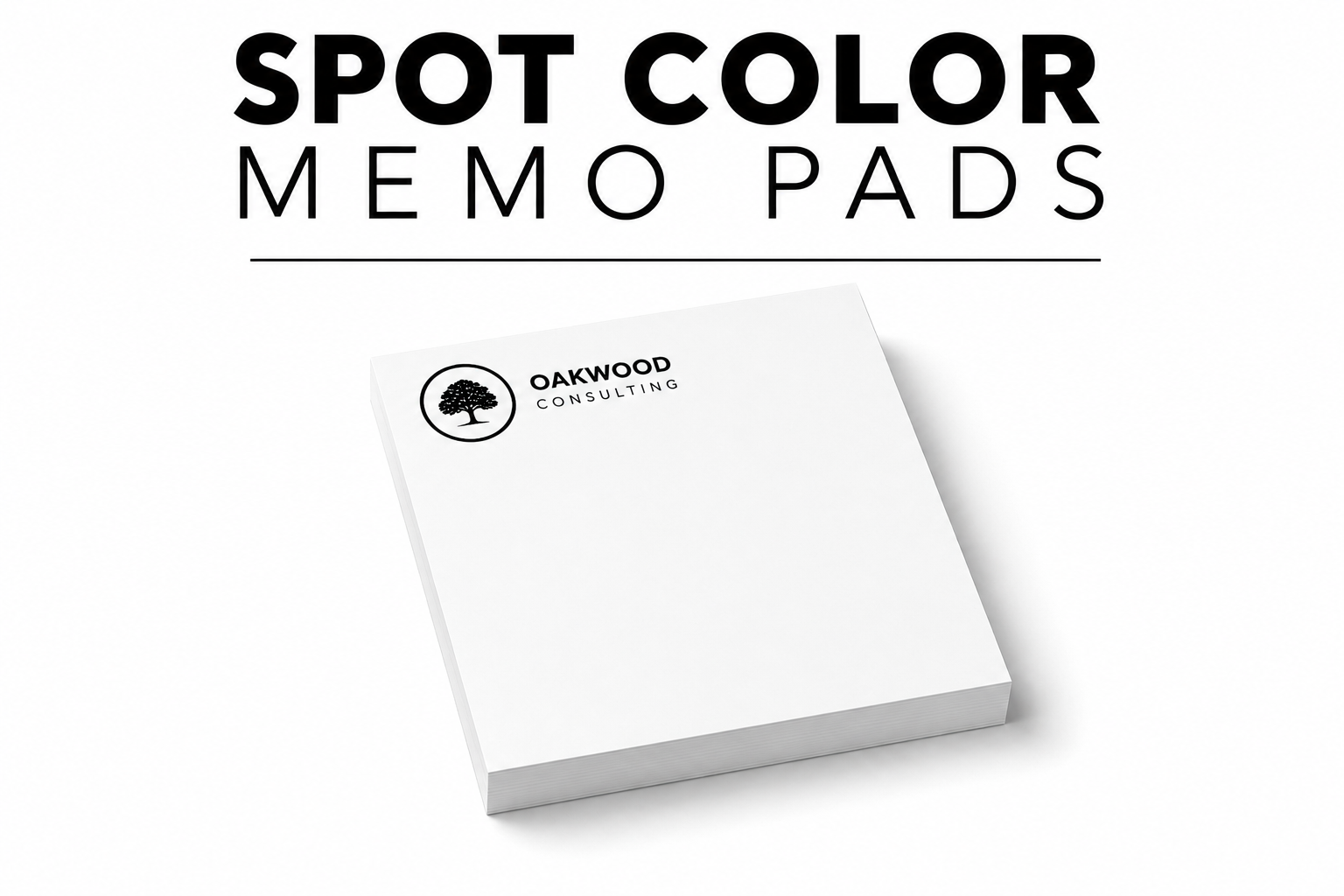 Memo Pads (Spot Color)