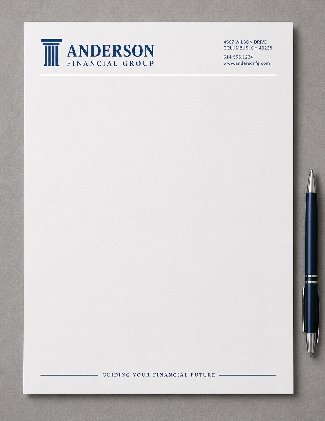 Letterhead (Spot Color)