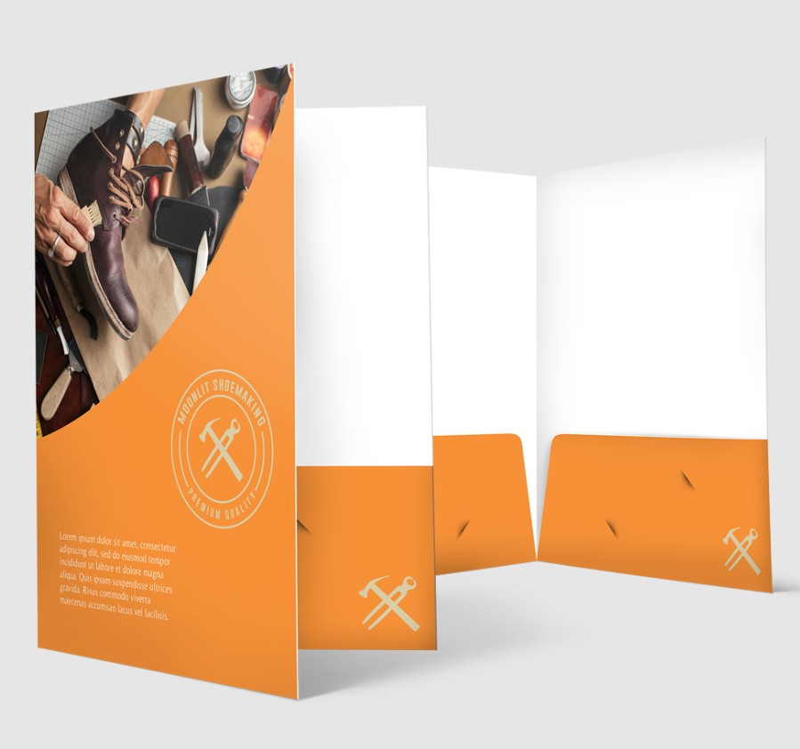 9 x 12 Standard Pocket Folders (Full Color)